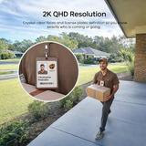 Solar Panel Built-In Smart Security Camera Kit-3Mp and Cross Camera Track with 32GB Storage Home Base, No Monthly Fee