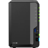 DS224+ 2-Bay 2GB NAS Enclosure 2GB DDR4 RAM RAID 0, 1, Basic, Hybrid, and JBOD 2 X Gigabit Ethernet Ports （Diskless）