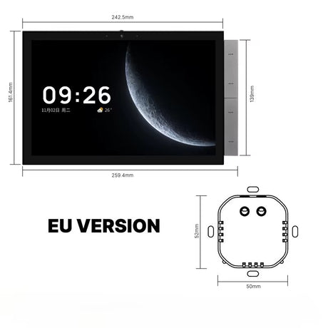 Smart Home Control Panel 10Inch Multilingual Touch Screen Built-In Bluetooth Zigbee Gateway Multifunction Scene Switch WIFI